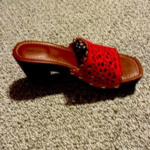 Women’s Mule in red
